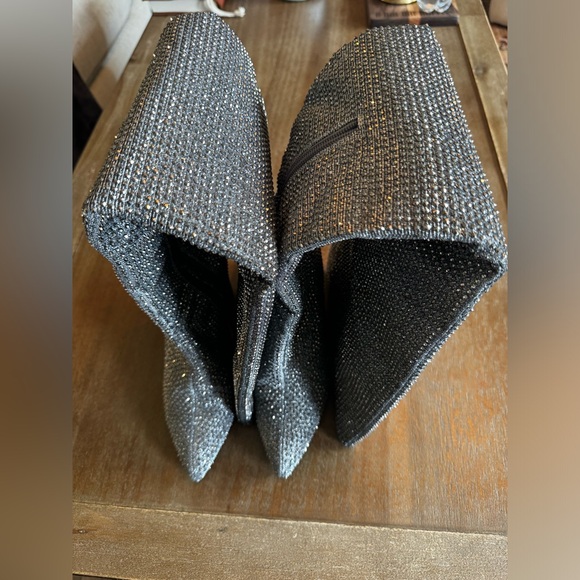 Carvela thigh-high rhinestone embellished boots - Picture 6 of 6